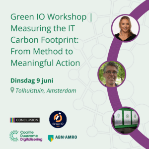 Green IO Workshop | Measuring the IT Carbon Footprint: From Method to Meaningful Action