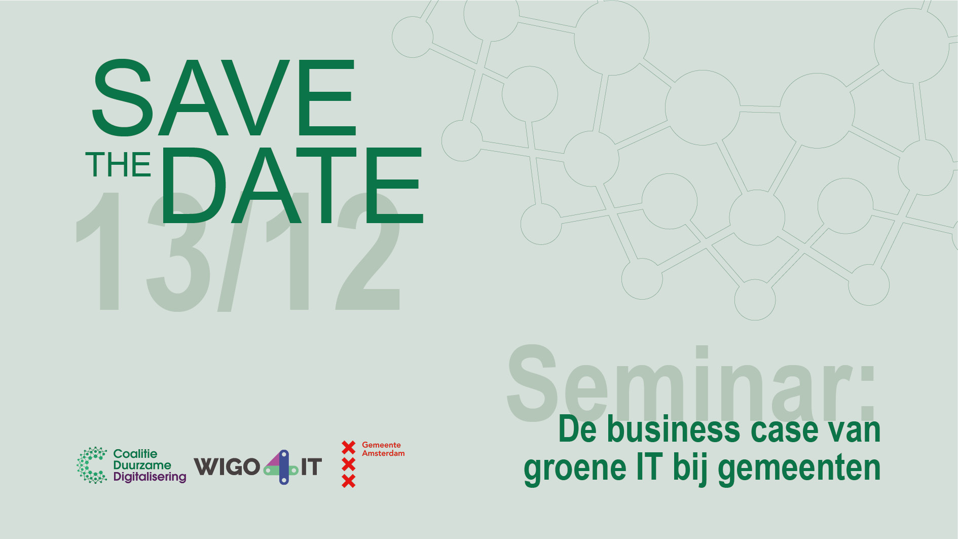 Seminar: ‘de business case van groene IT bij gemeenten'